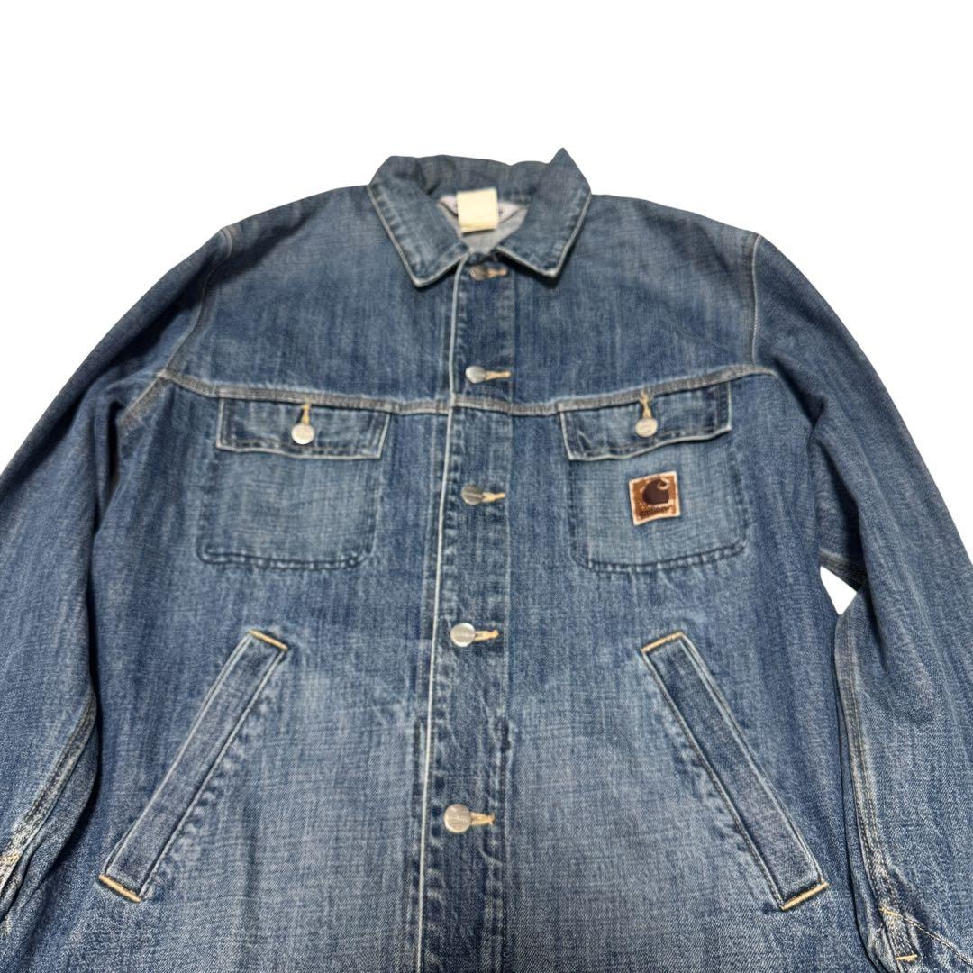 ポ*太様 カーハート　デニムジャケット　トラッカージャケット　カバーオール　ロゴ