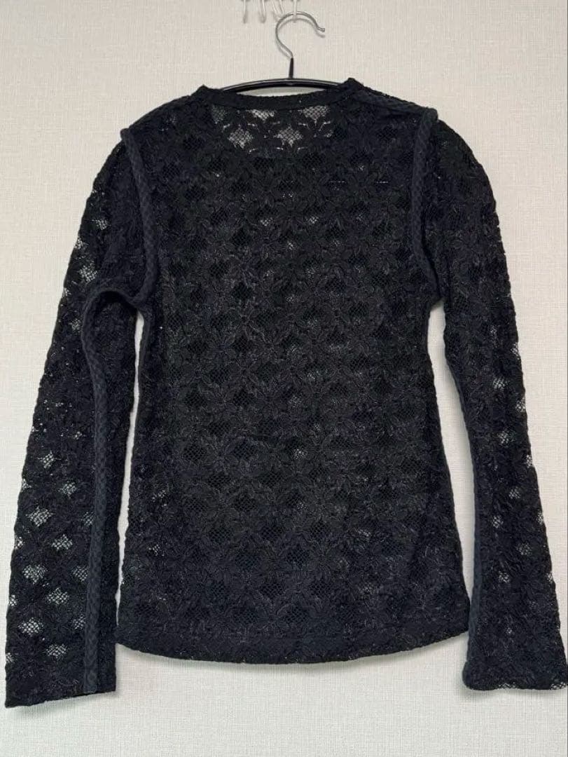 コムデギャルソン COMME des GARCONS 総レース トップス 透け感