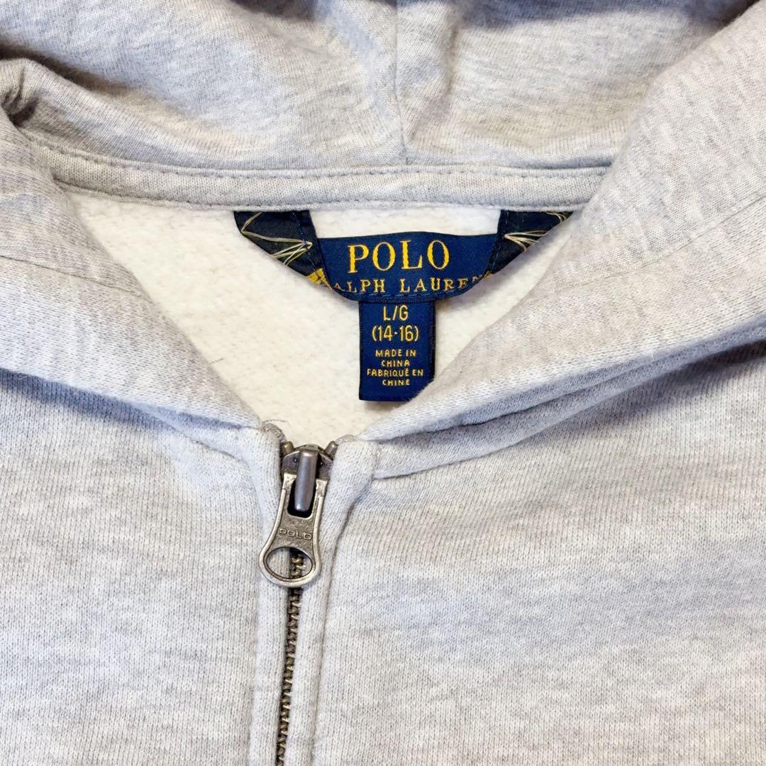Polo Ralph Lauren グレー パーカー L/G 160 レディース