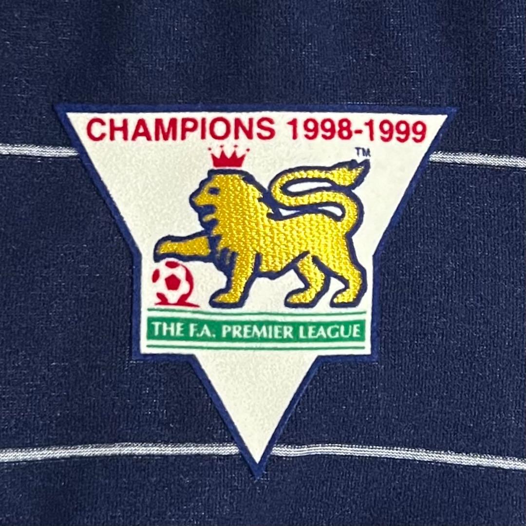 【極美品！】99/00 マンチェスター・U ♯7 ベッカム【Mサイズ】パイル地