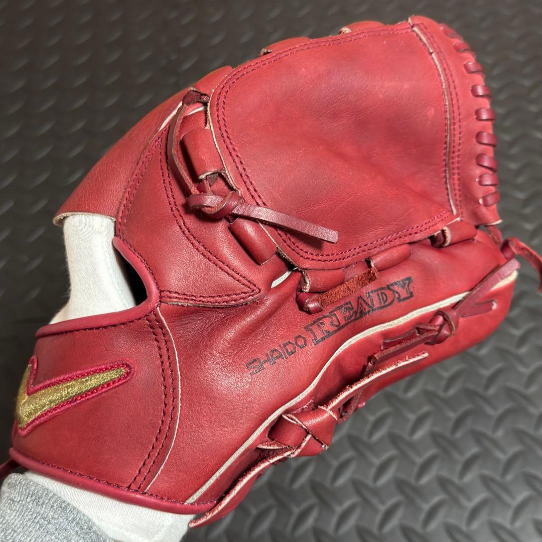 【稀少品】 ナイキ シャドウ レディ 謝道 投手用 一般 軟式用 野球 グローブ