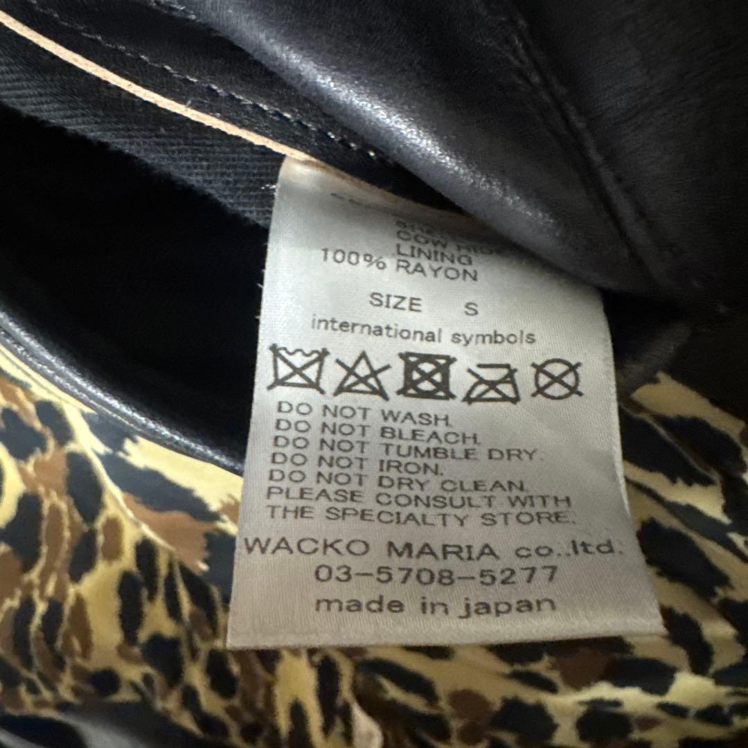 ワコマリア wackomaria ダブルライダース ジャケット　jacket