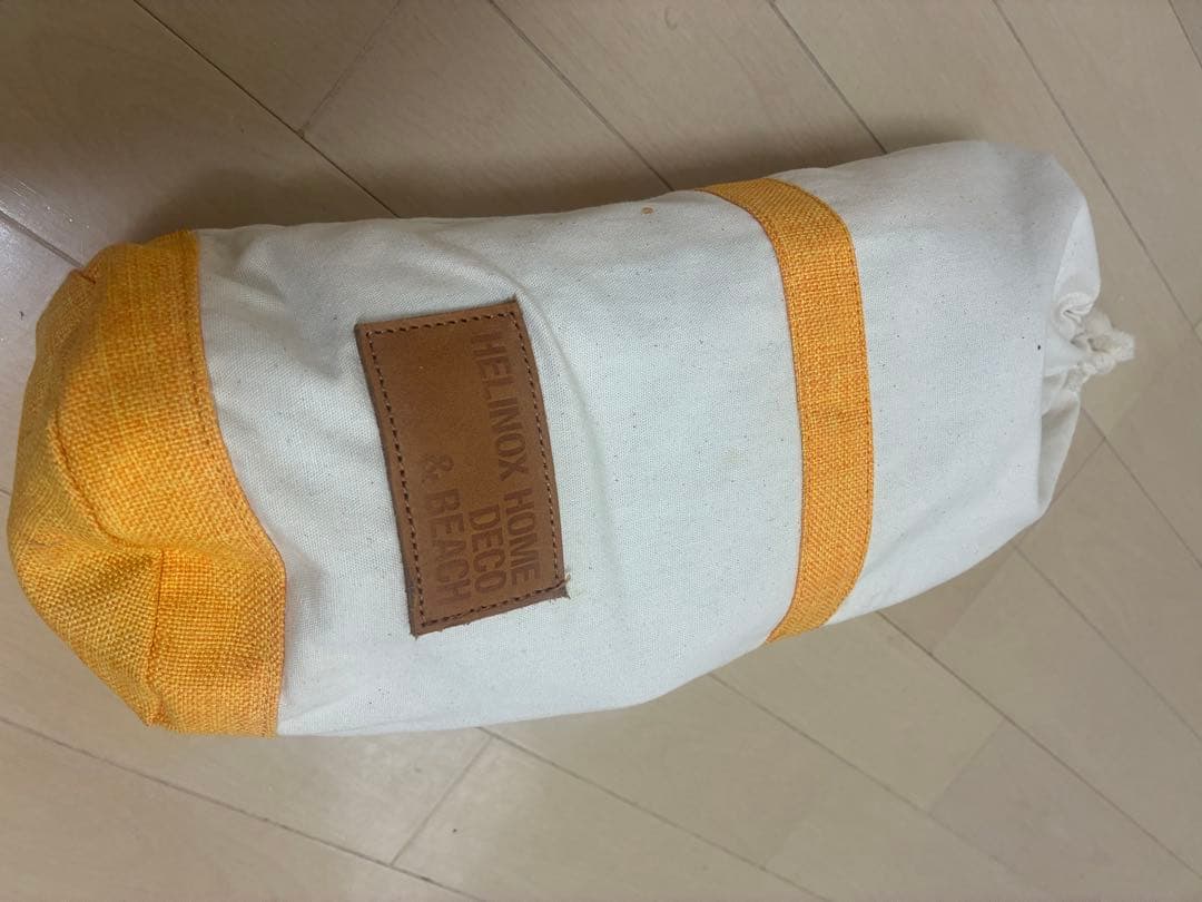 ヘリノックス コンフォートチェア　イエロー　純正ボールフィート付き　中古品