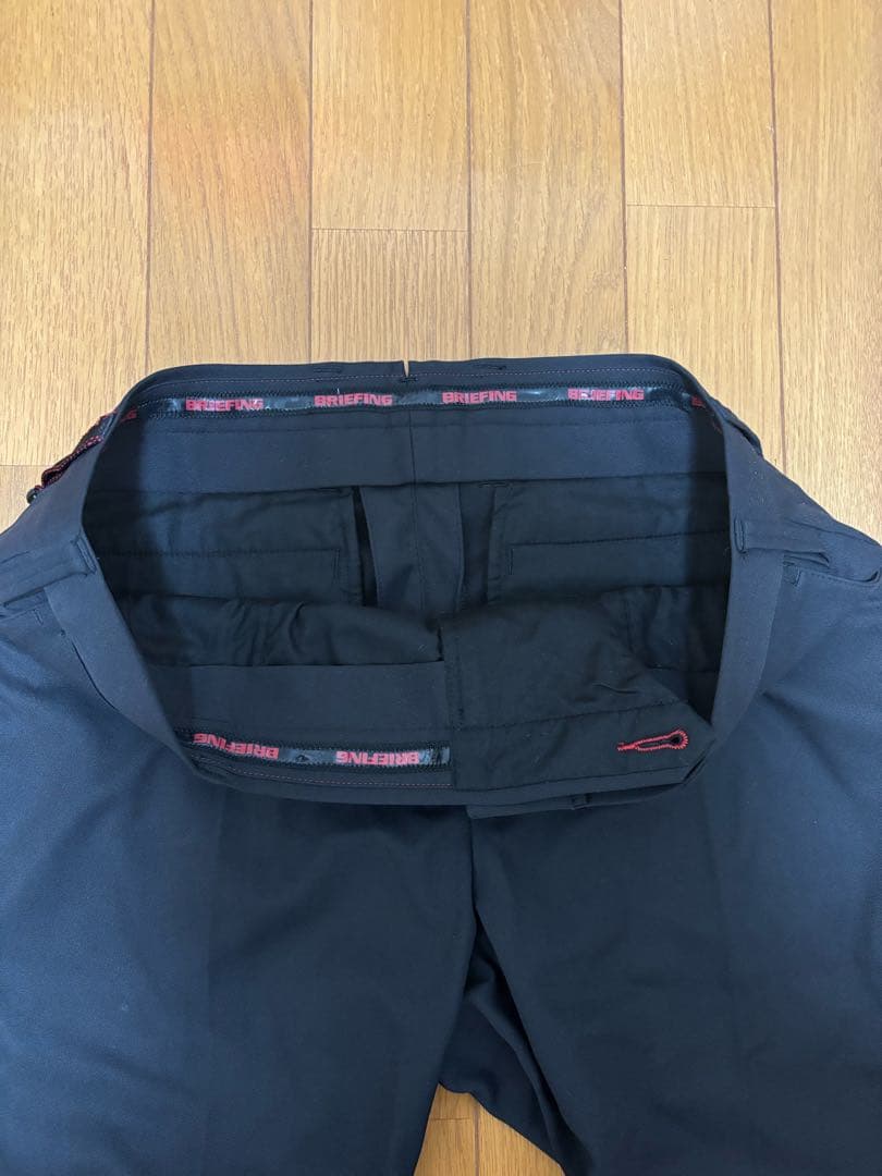 ブリーフィング　briefing黒ゴルフパンツ