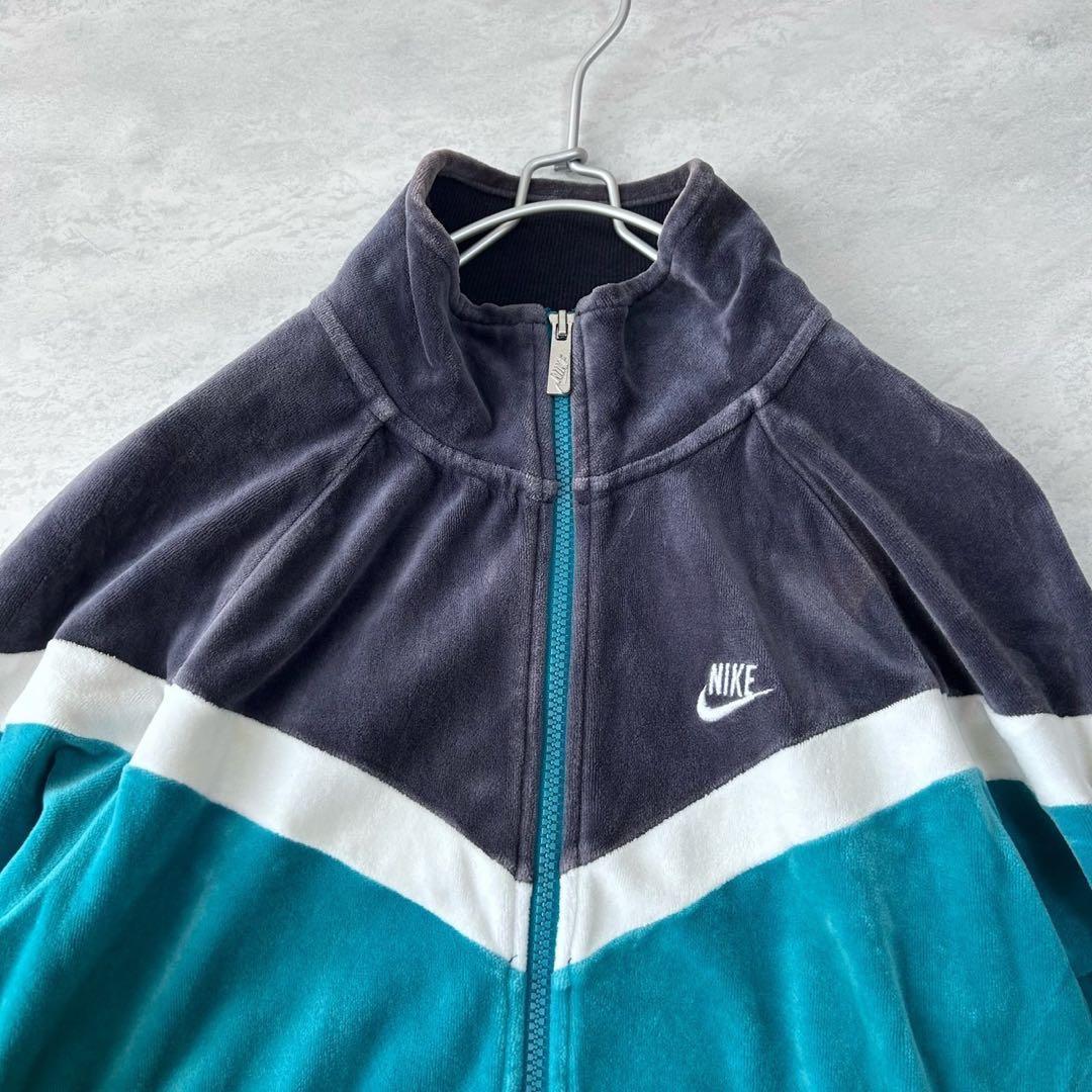 NIKE ナイキ ベロア トラックジャケット Mサイズ Y2K