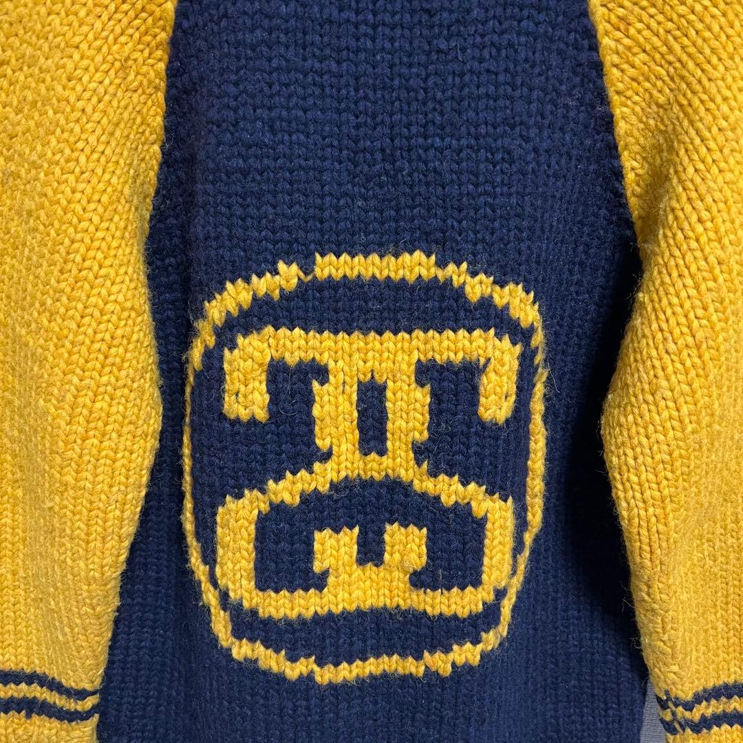 STUSSY カナディアンセーター カウチンニット90s