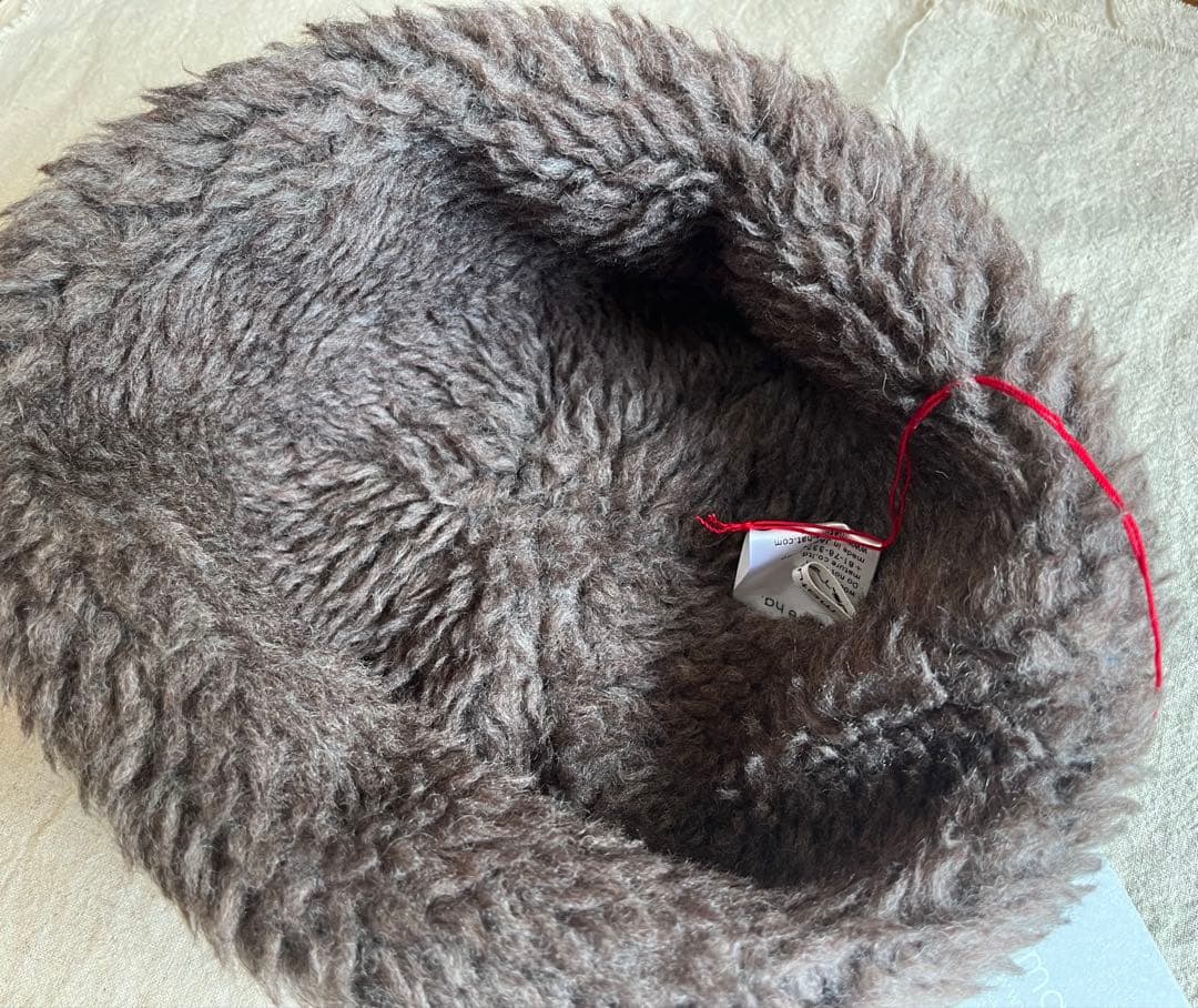 【新品】mature ha. マチュアーハ ボアキャップ ネイビー 帽子ハット