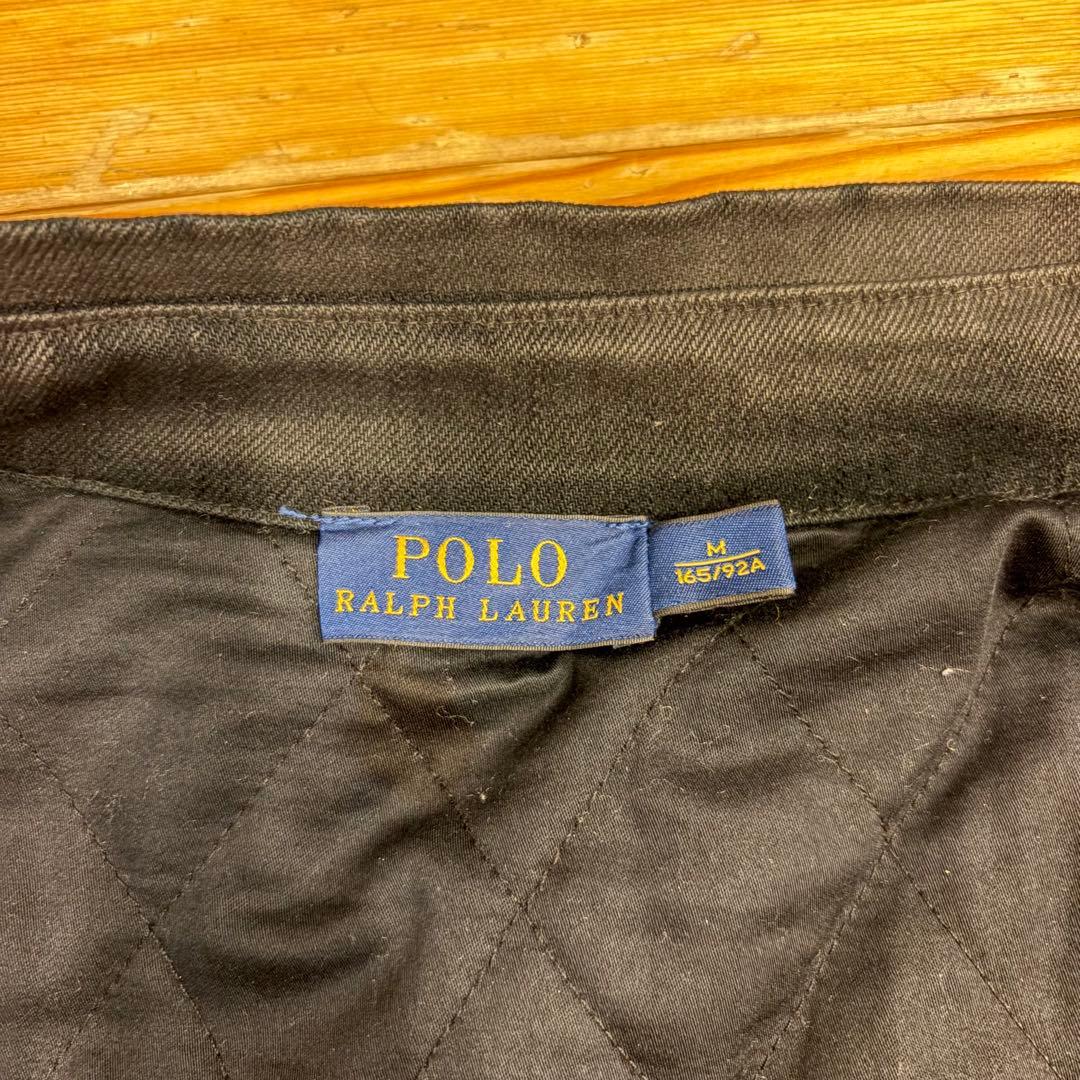 POLO RALPH LAUREN シングルライダースジャケット　ブラック　M