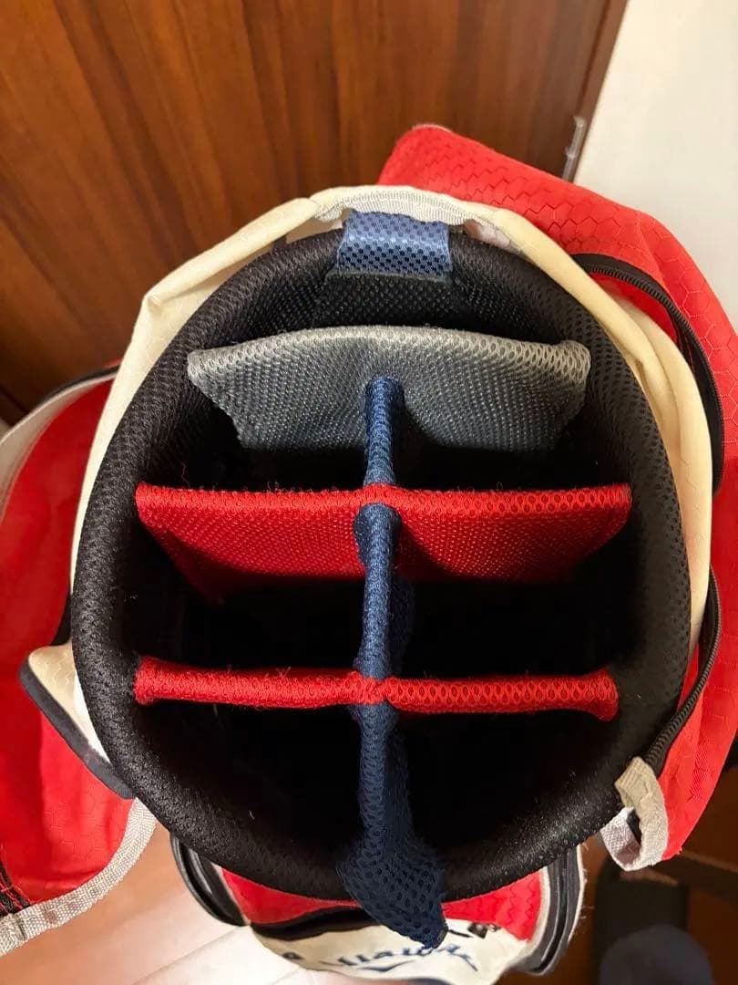 【おでん@値下げ可】Callaway キャディバッグ 赤白