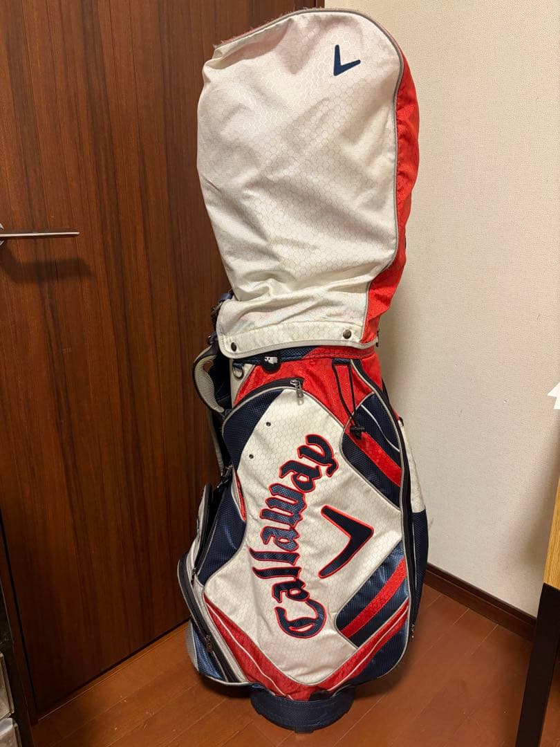 【おでん@値下げ可】Callaway キャディバッグ 赤白