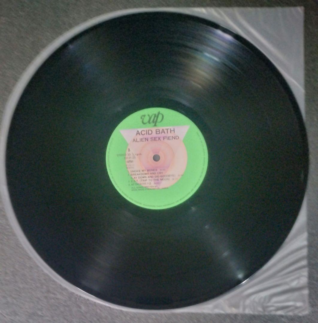 ALIEN SEX FIEND acid bath 国内盤レコード