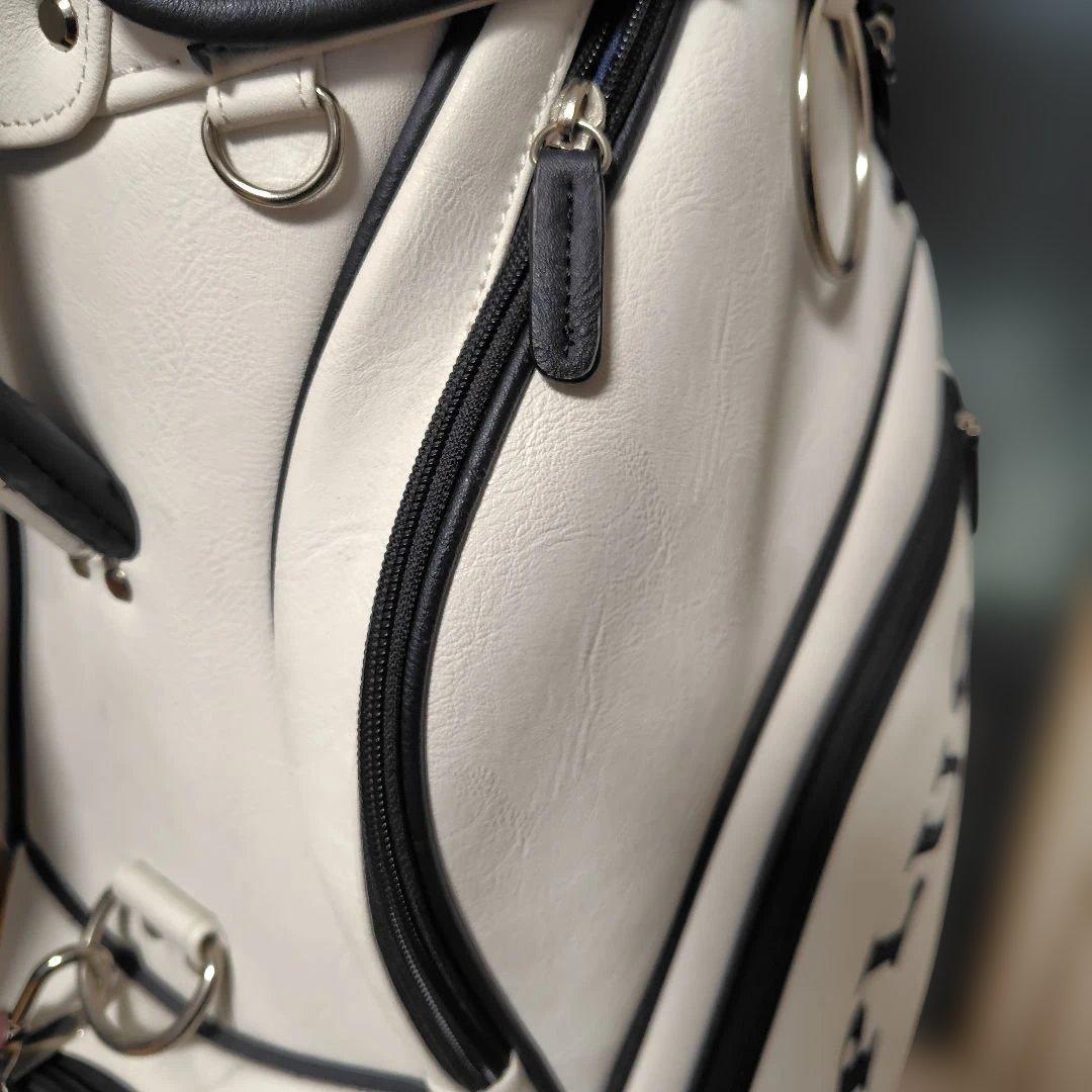 PAPAS PLUS ゴルフバッグ ホワイト