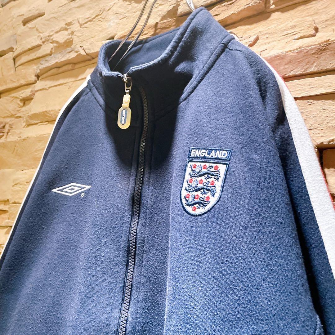 【希少】y2k/在原みゆ紀/UMBRO/イングランド代表/フルジップスウェットL