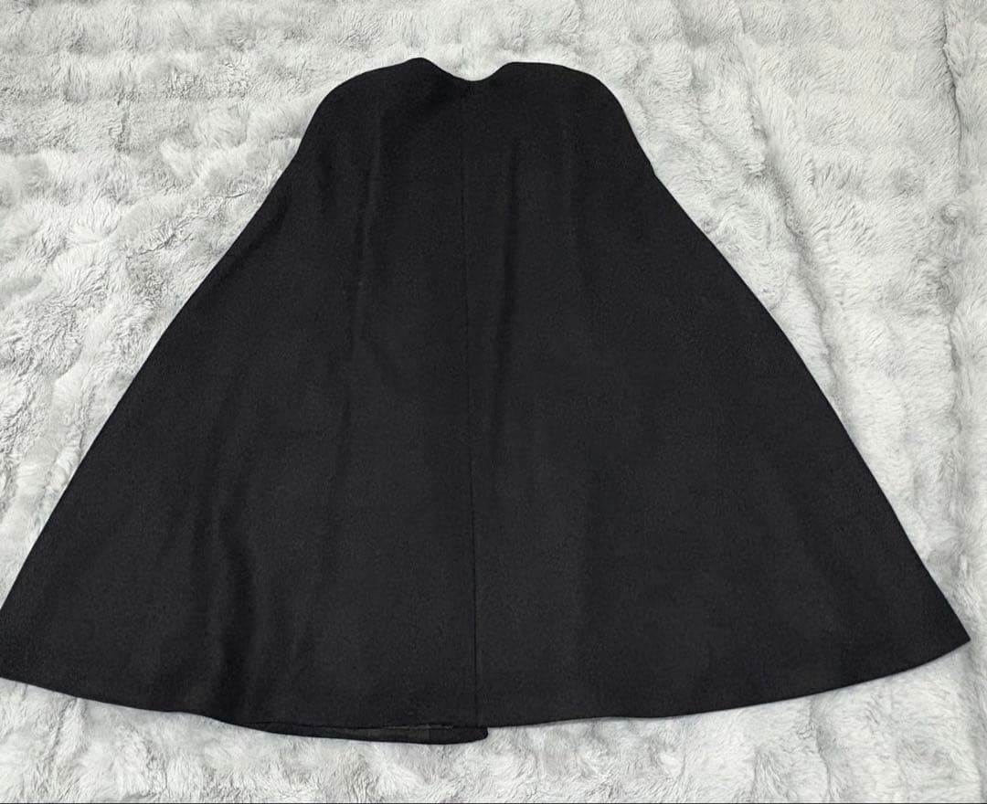 美品・完売品✨ZARA×MANTECO　ポンチョコート　黒　ウール　サイズXS