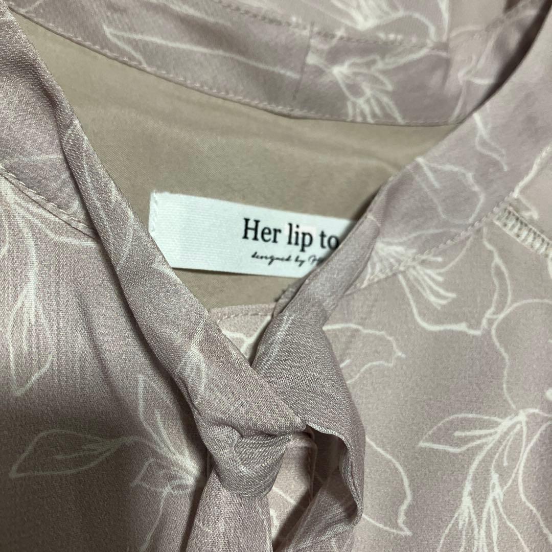 みらら　herlipto La Brea Bow-Tie Dress