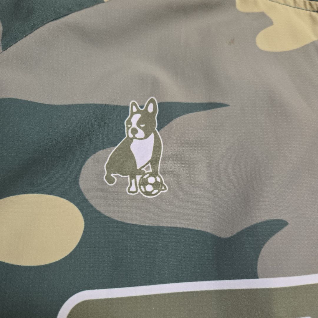 soccerJunky サッカージャンキー 中綿入りジャケット カモフラ防寒着