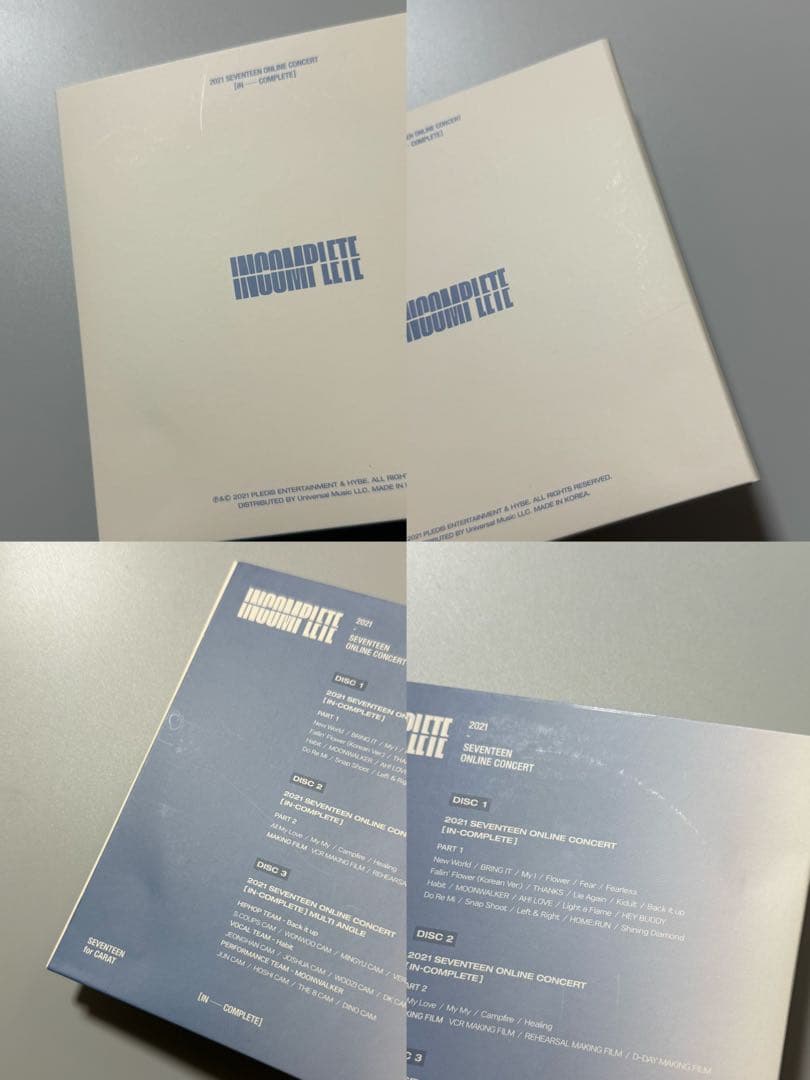 【1268】SEVENTEEN incomplete DVD ウォヌ