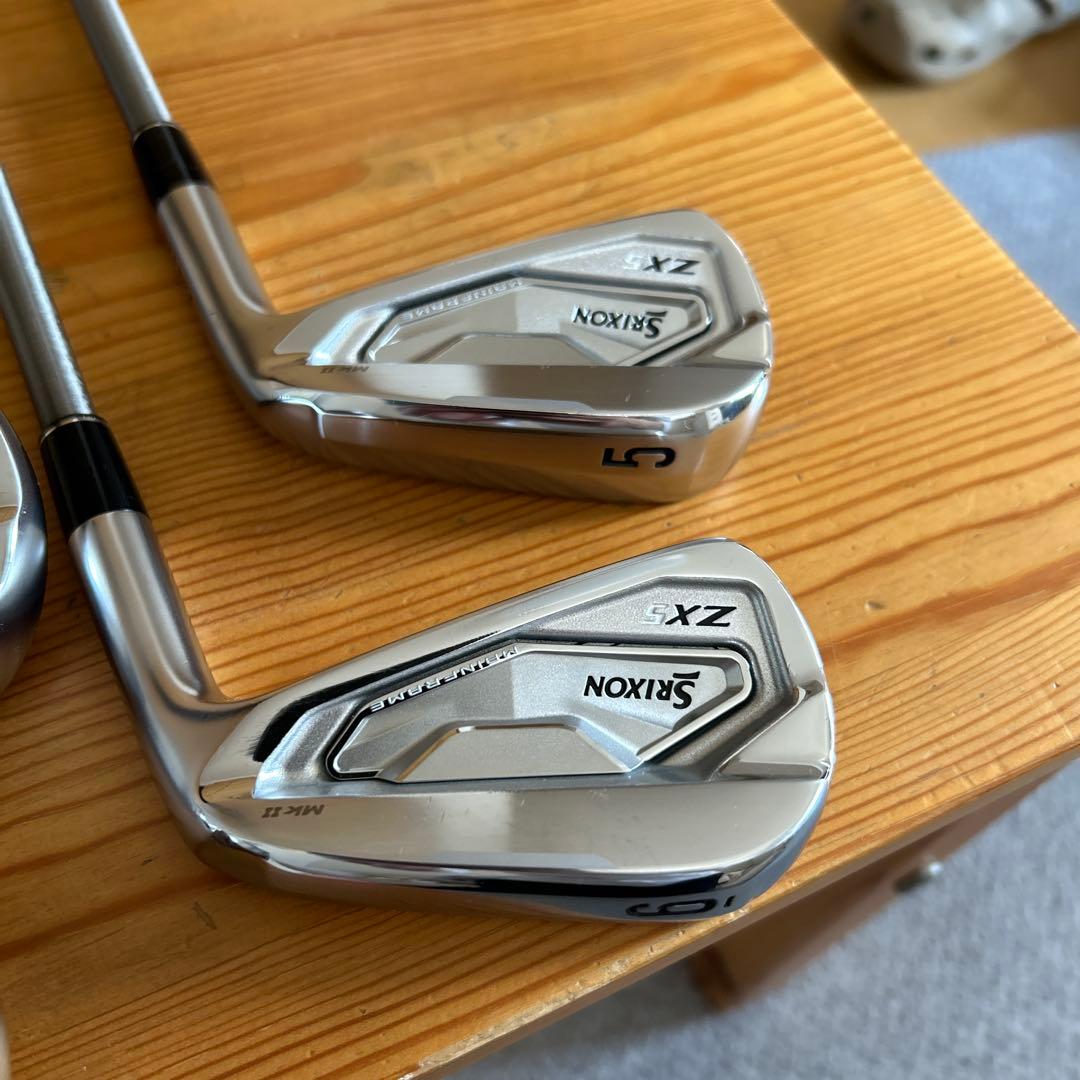スリクソンZX5-MKII アイアン5〜P steel fiber i80cw