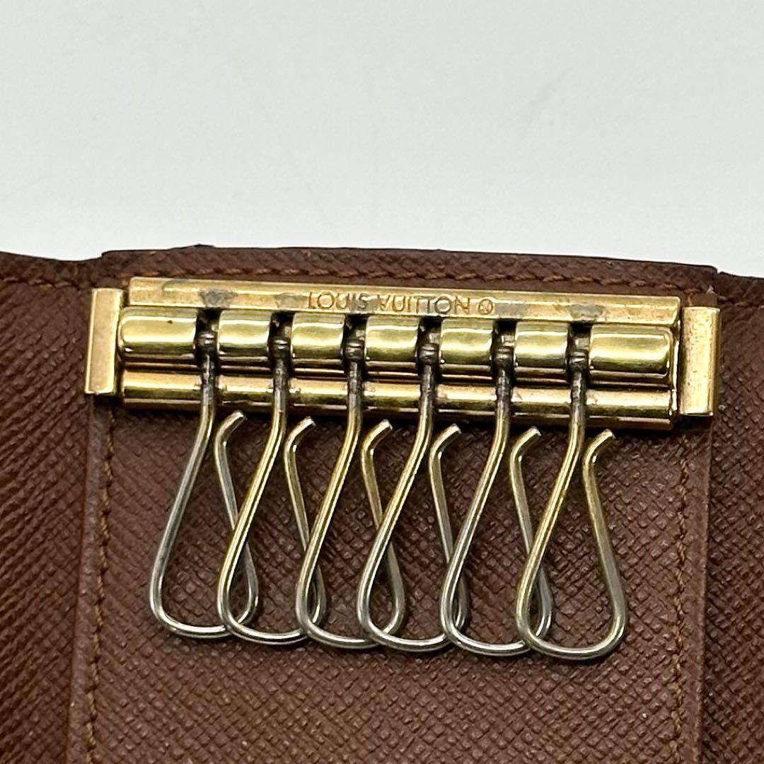 ルイヴィトン ミュルティクレ 6 モノグラム キーケース コンパクト ブラウン