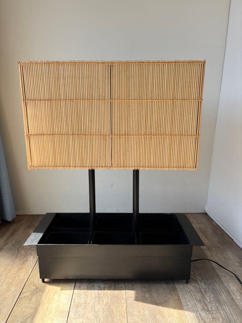 バンブー　フラワーベース　照明　パーテーション