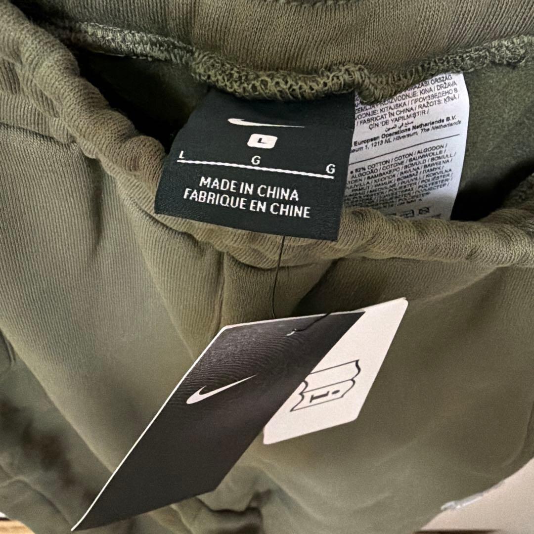 ナイキFCトレーニングジャージ セットアップ カーキ Lサイズ