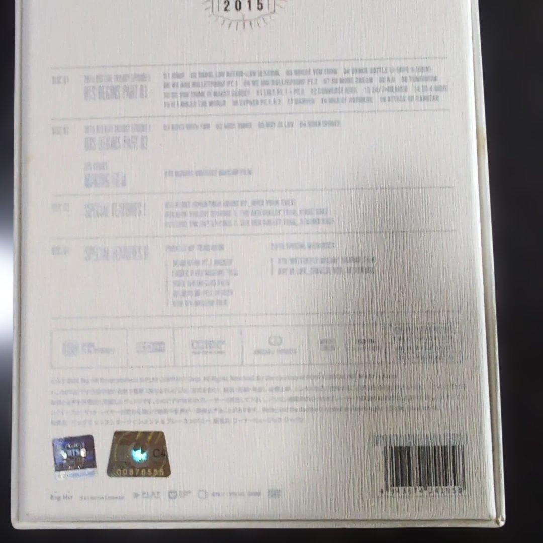 BTS MEMORIES OF 2015 DVD 日本版 磁気カード付