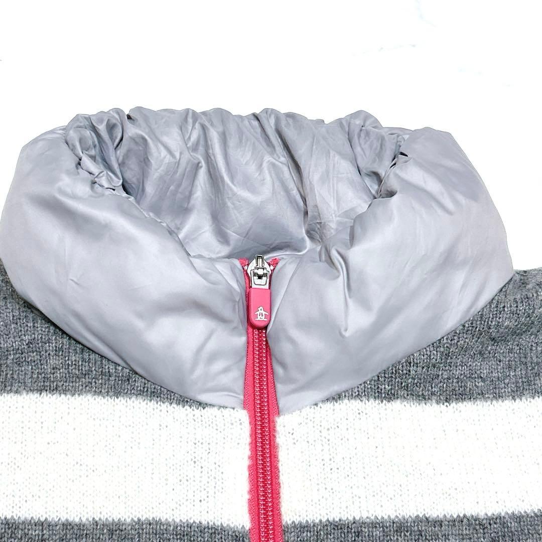 美品✨マンシングウェア レディース 中綿ニット ダウンジャケット ダウン 80％