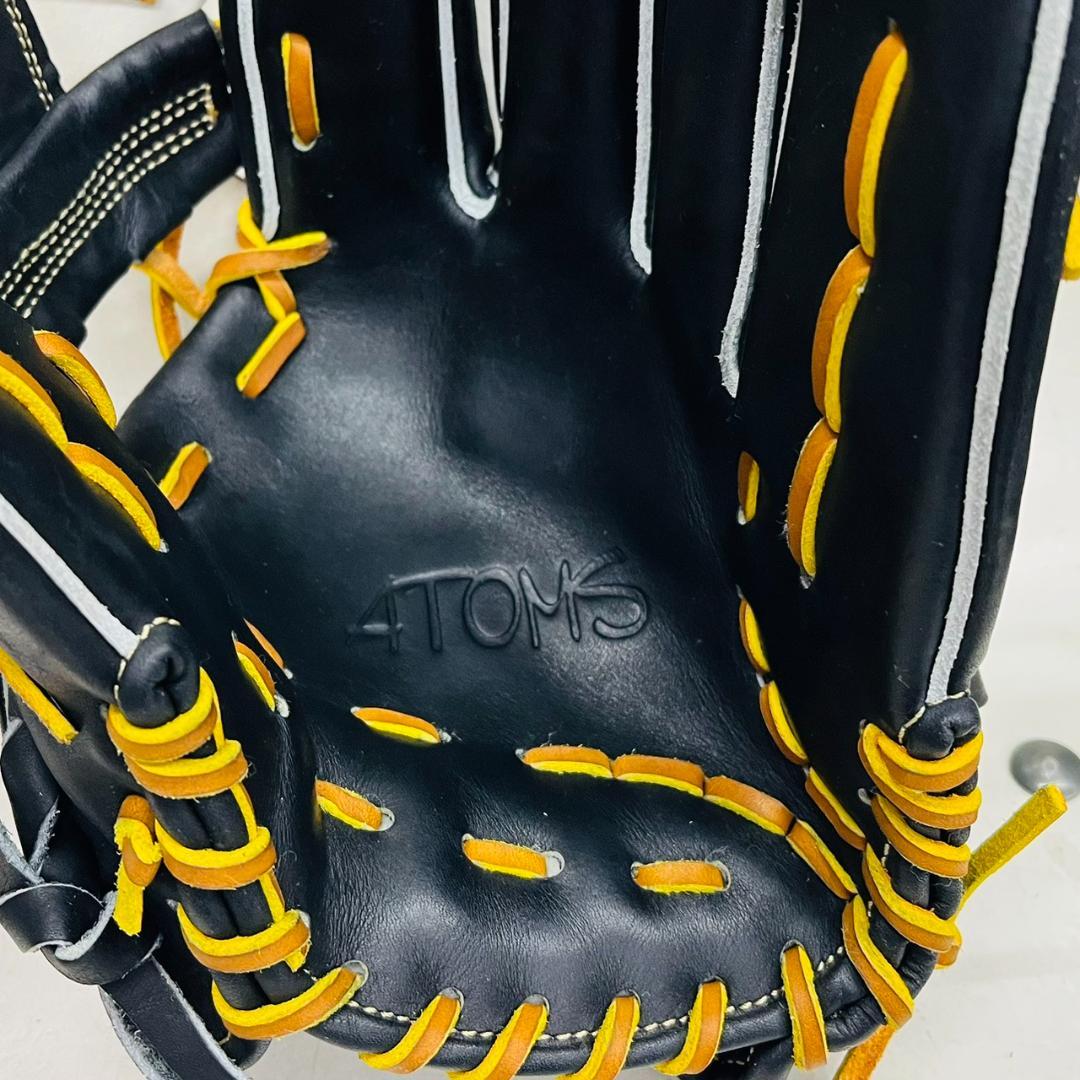 アトムズ　026型　軟式用　内野手用　ブラック　牧選手愛用メーカー　型付け済み