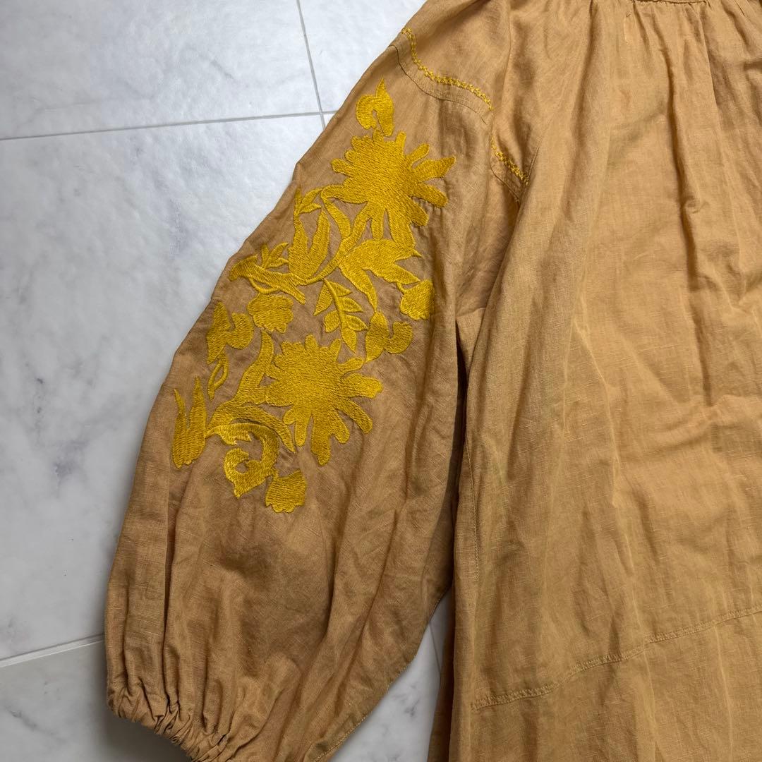 【美品】 Sara mallika サラマリカ フラワー刺繍カラードレス