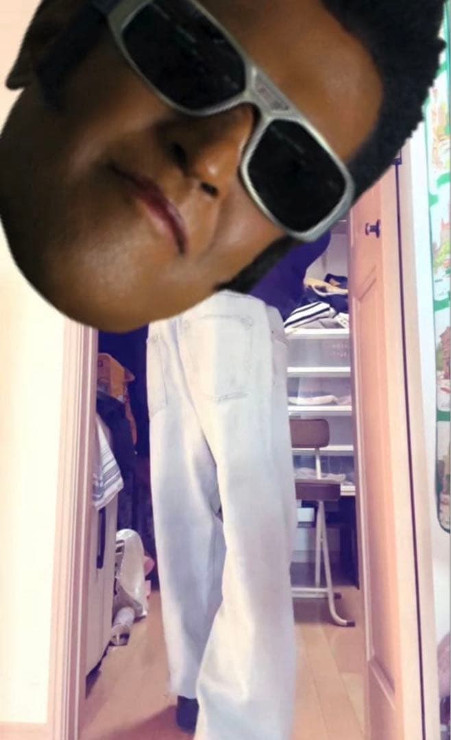 POLAR SKATE CO BIG BOY似ライトブルー バギーデニム 風