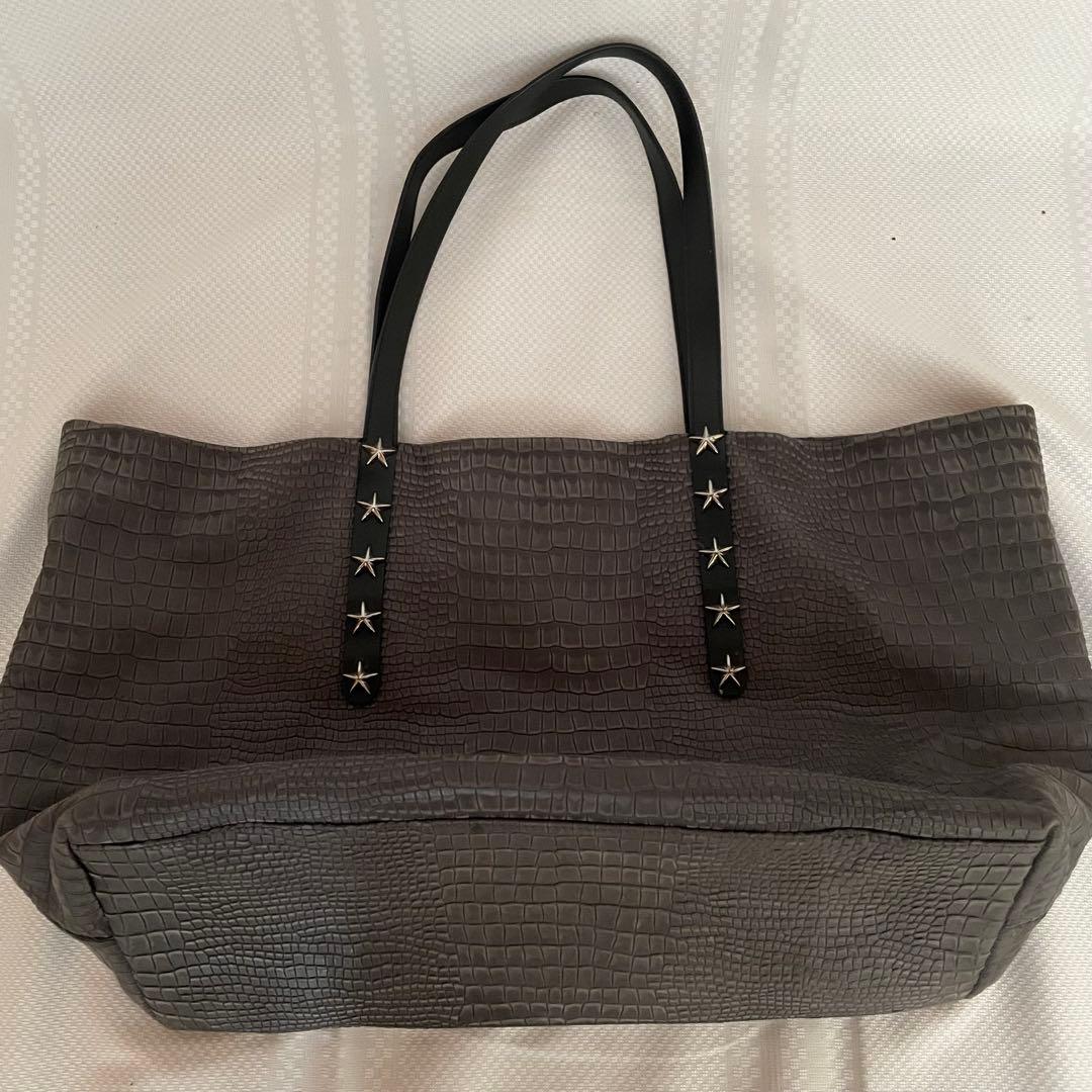 e*o様 ジミーチュウ トートバッグ ピムリコ スタースタッズ クロコ型押し