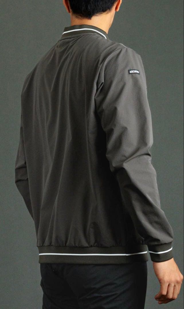 ARCHIVIO アルチビオ　ハーフジップリブ切替プルオーバー