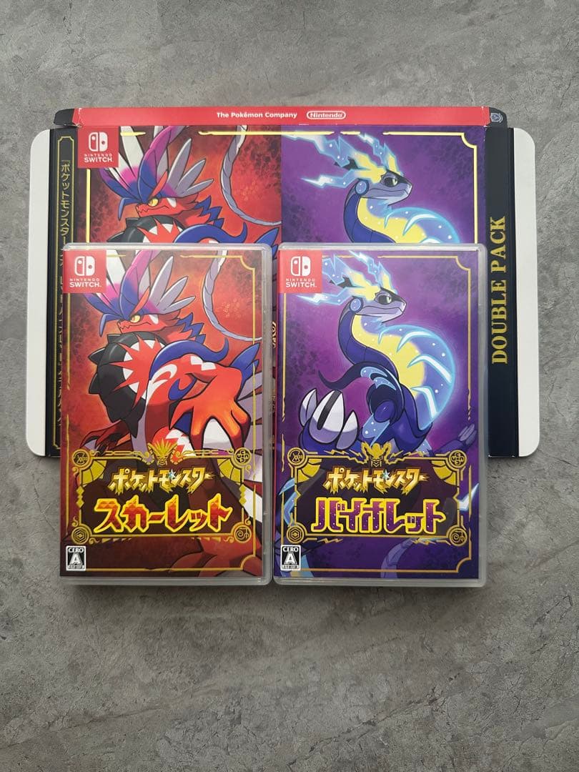 【色違いおまけ】Switch ポケモン　スカーレット　バイオレット　ダブルパック
