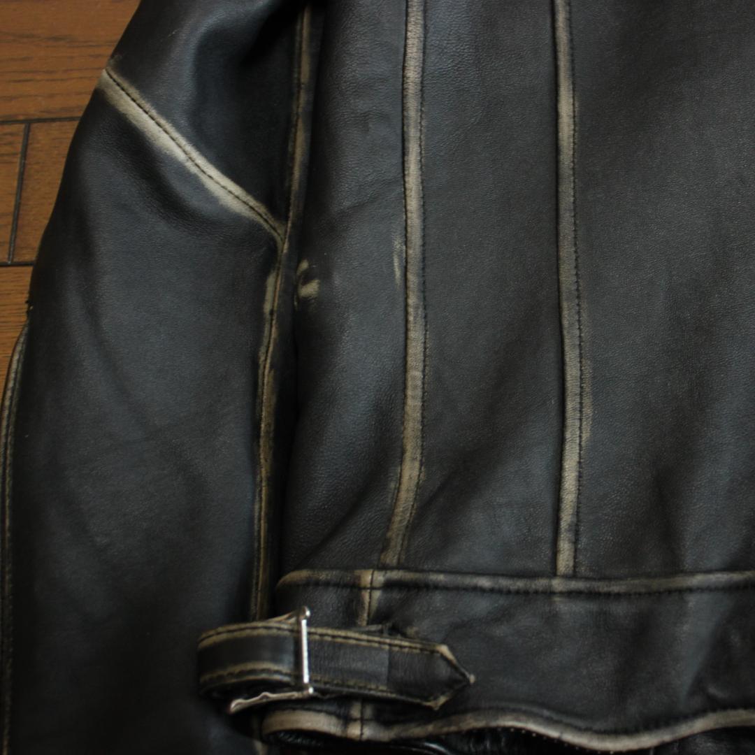 ナノユニバース ダブルライダース Sシープ nano universe レザー革