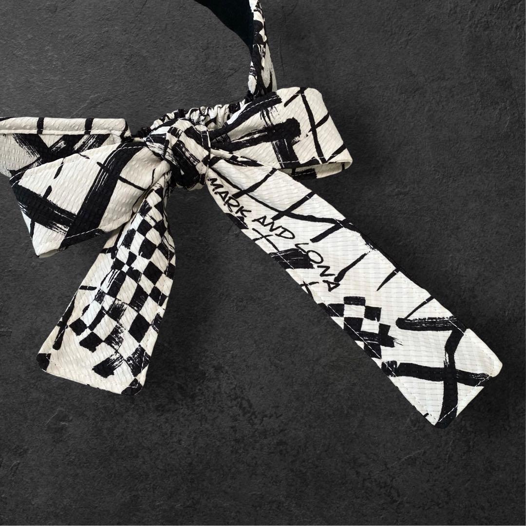 未使用品　MARK&LONA バックリボン　バイザー