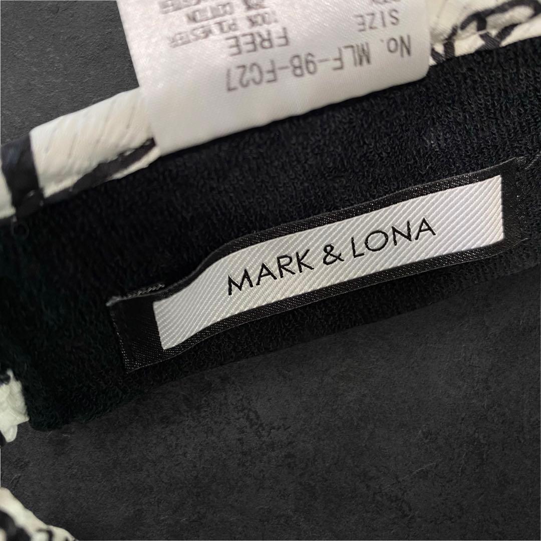 未使用品　MARK&LONA バックリボン　バイザー