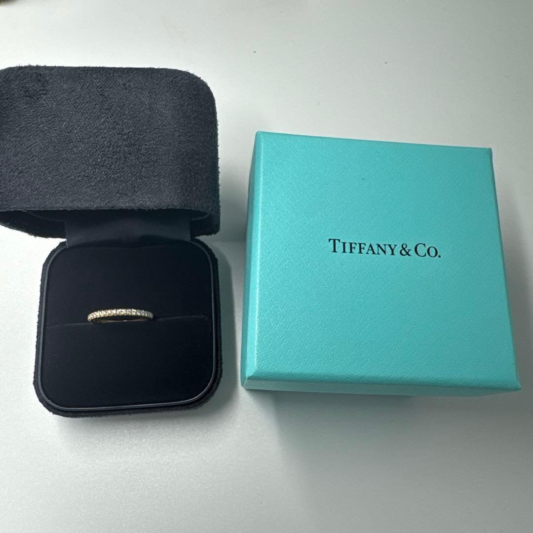 Tiffany & Co. ソレスト　ハーフエタニティリング　ゴールド　11号