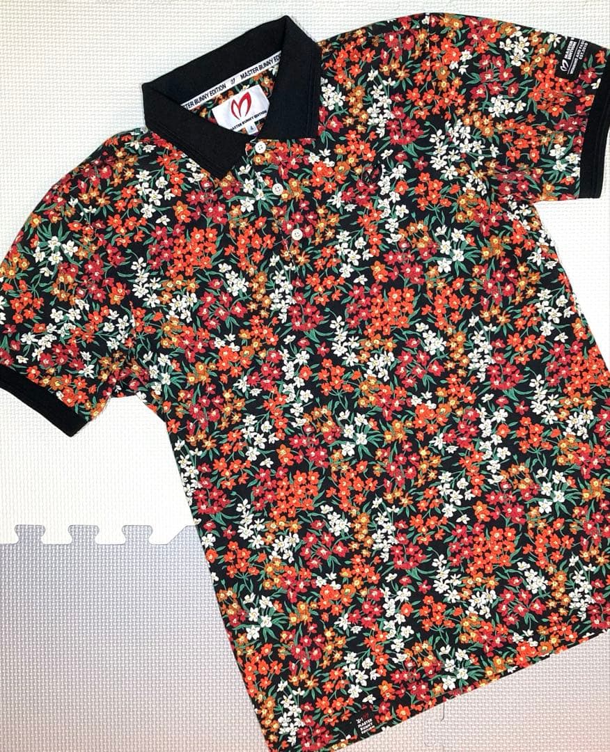 マスターバニーエディション LIBERTY PRINT ポロシャツ（BLK／4）