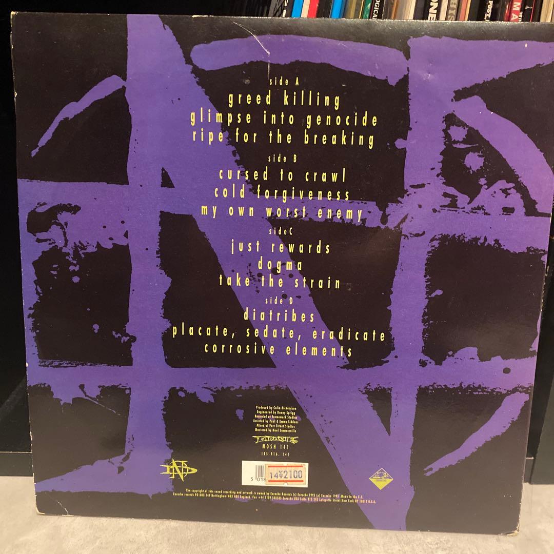 NAPALM DEATH / DIATRIBES【10\"レコード2枚組み】