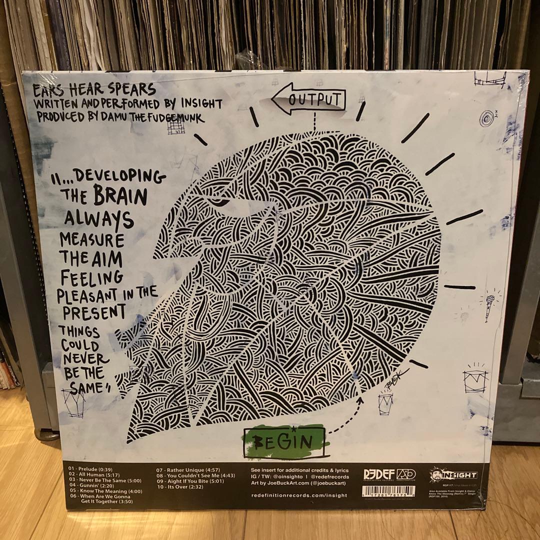新品　INSIGHT 『EARS HEAR SPEARS』　レコード