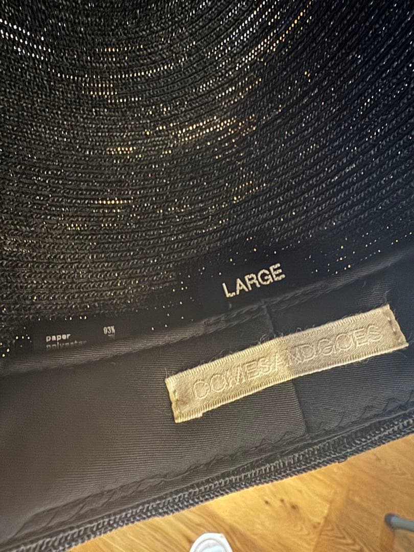 COMESANDGOES 黒 ハット