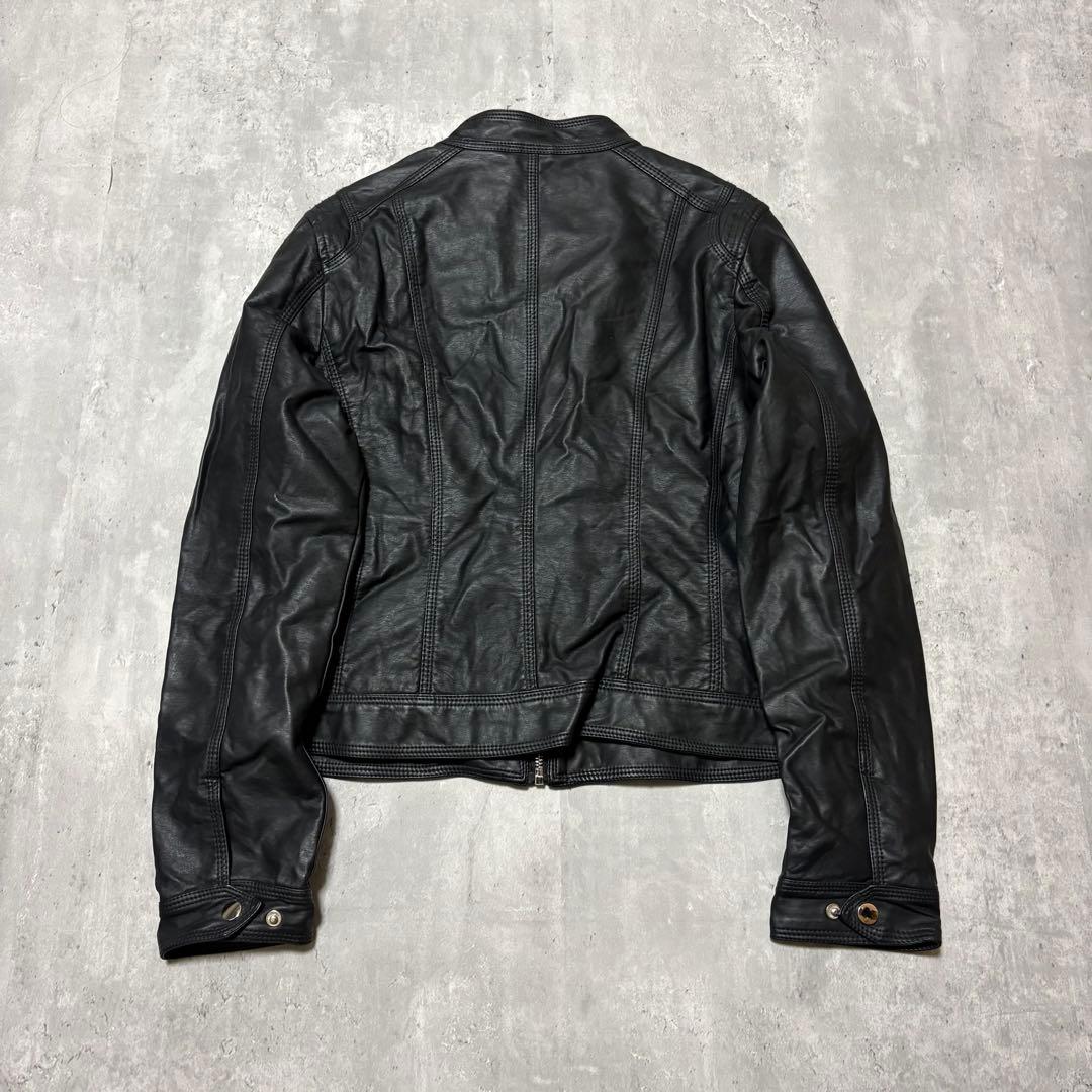 ジャケット・アウター 00s archive multi design leather jacket