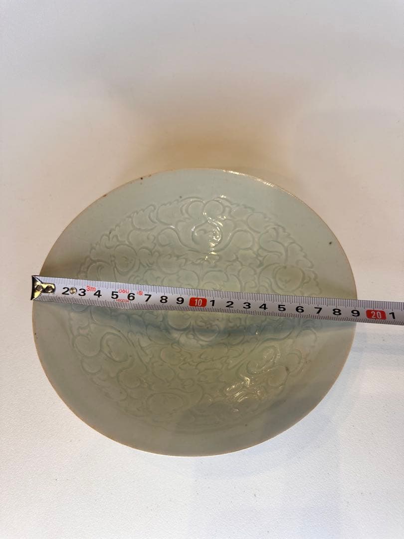 中国 宋代 湖田窯 青白磁 碗 傷あり 骨董品 コレクション