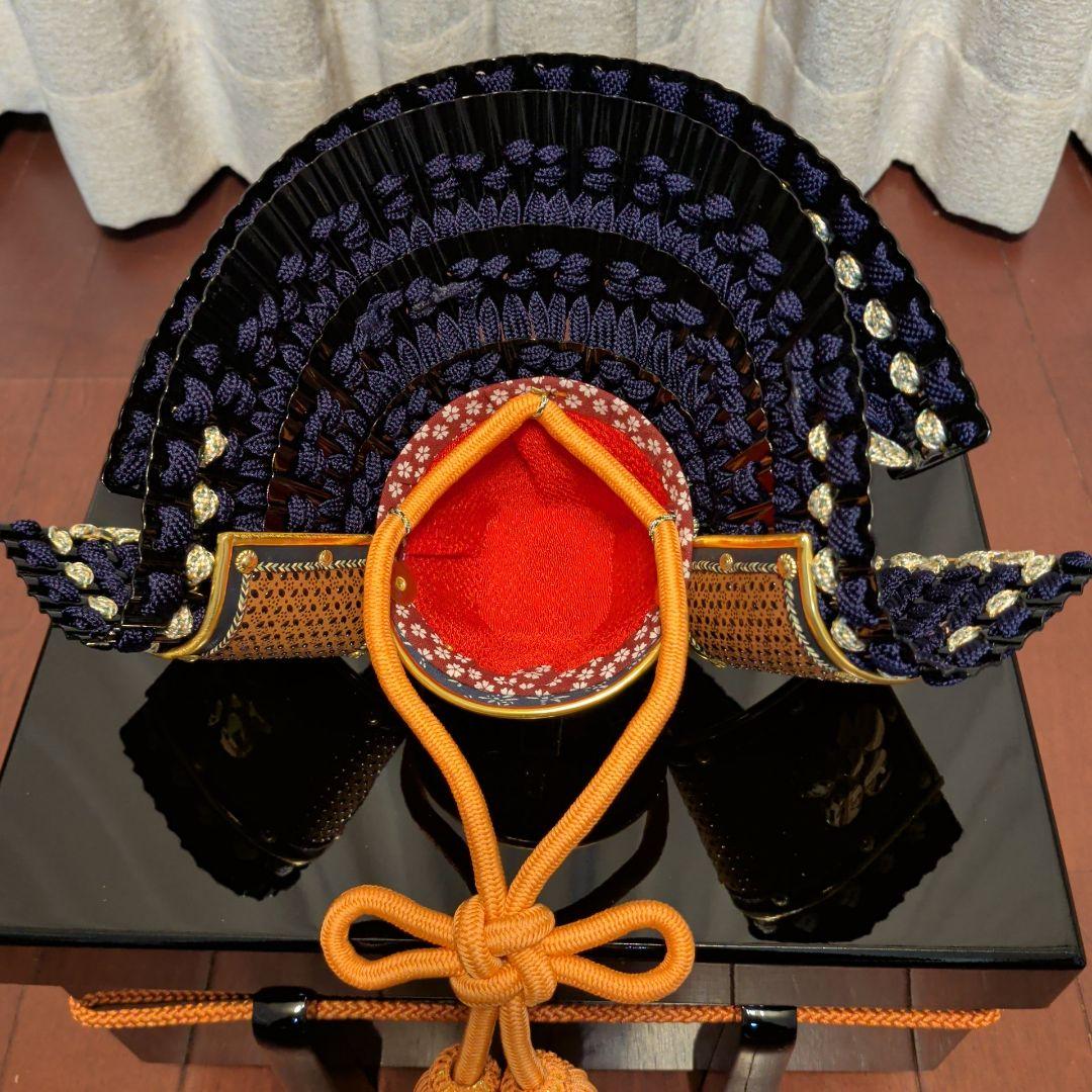 伊達政宗 兜飾り 12号 五月人形 端午の節句 三日月前立て