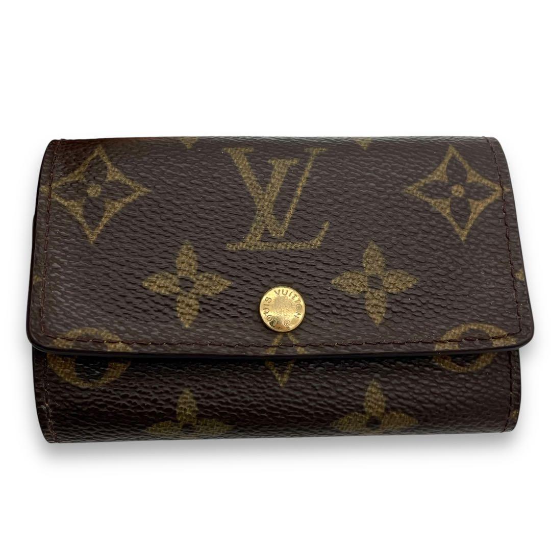 ルイヴィトン ミュルティクレ6 6連 キーケース モノグラム ブラウン 茶