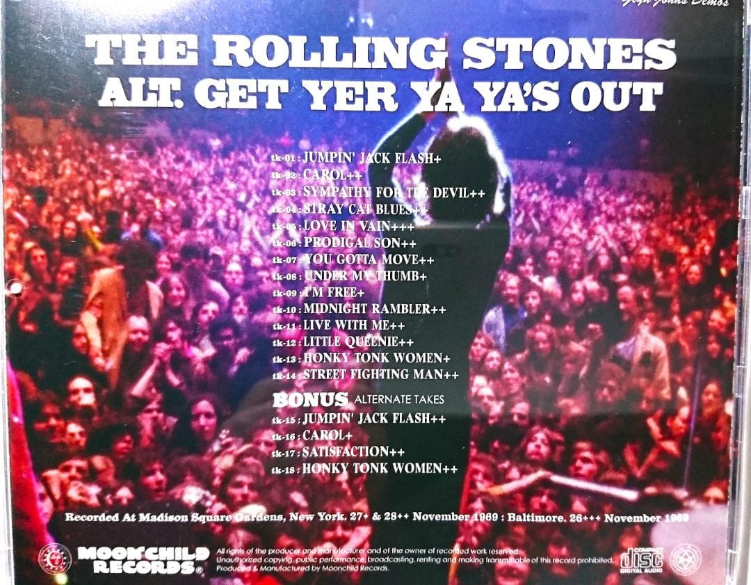 洋楽 Rolling Stones Alt. Get Yer Ya-Ya's Out