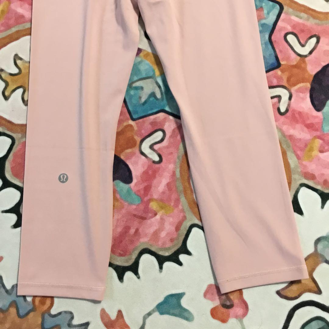 ピンク ハイウエスト レギンス