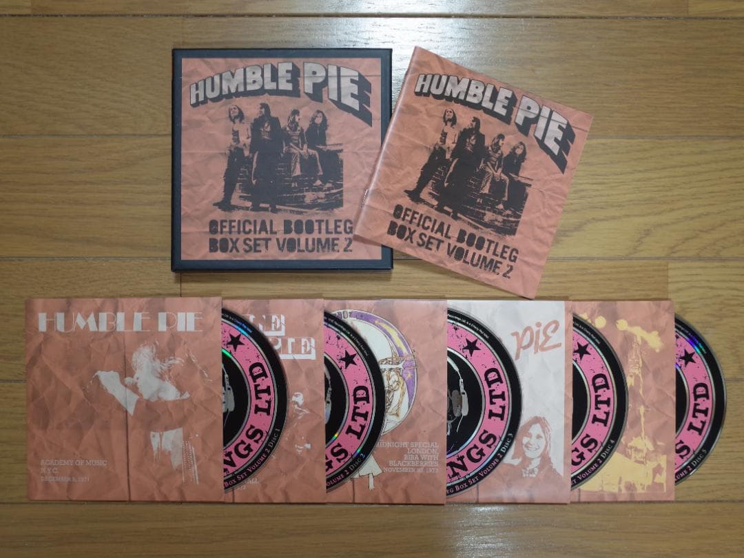 HUMBLE PIE OFFICIAL BOOTLEG BOX Vol.1～4