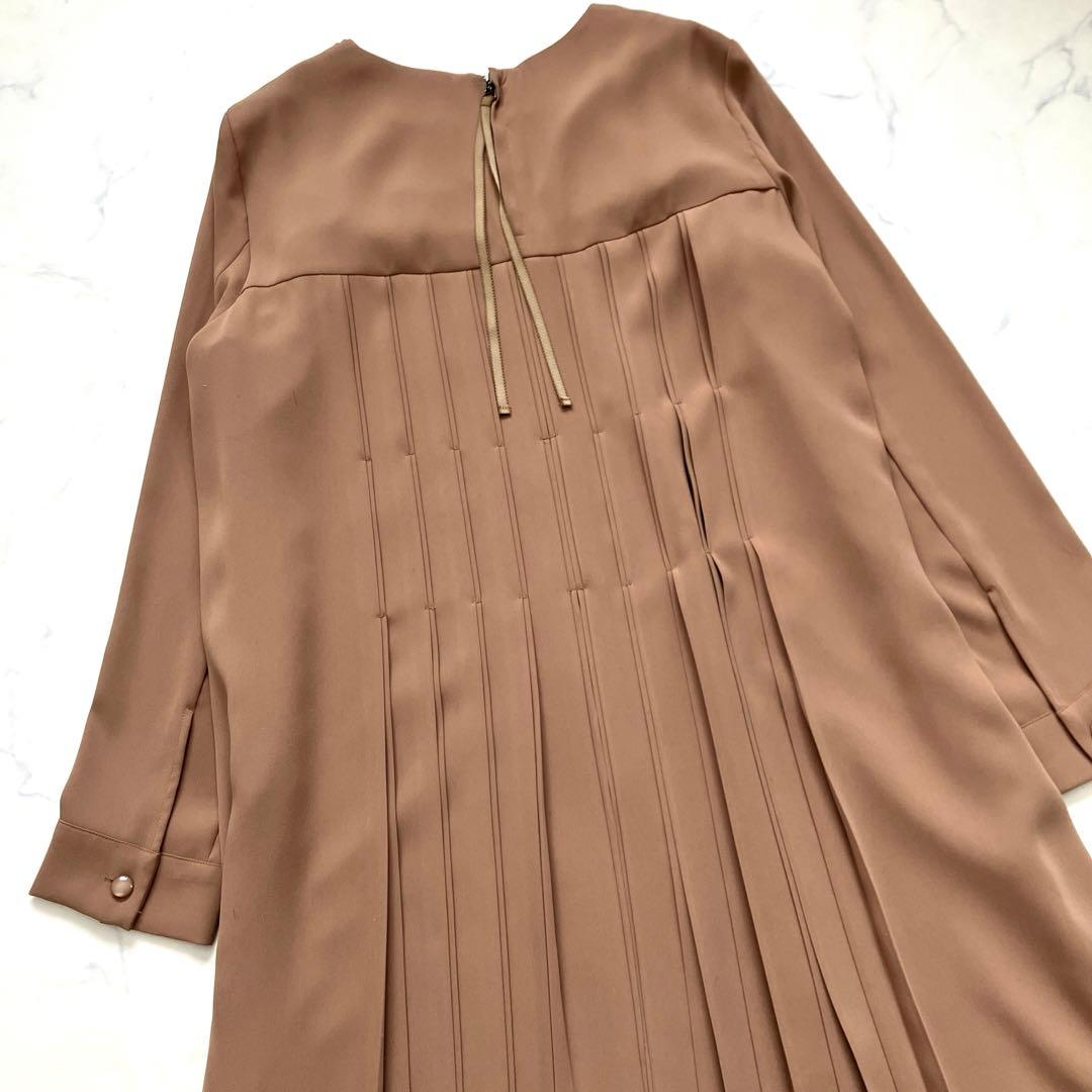 定価5.6万円✨ HIROKO BIS 【洗える】タイルプリーツワンピース