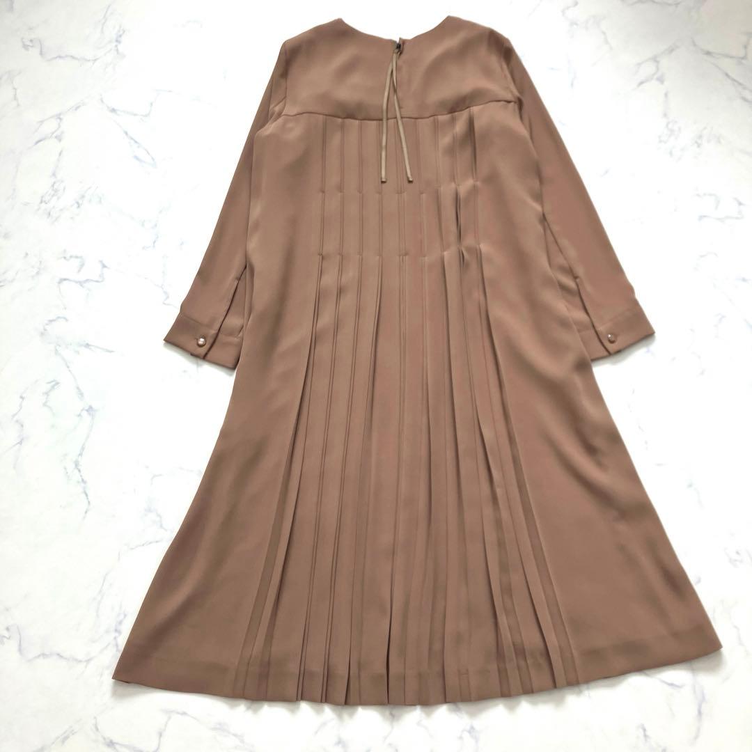 定価5.6万円✨ HIROKO BIS 【洗える】タイルプリーツワンピース
